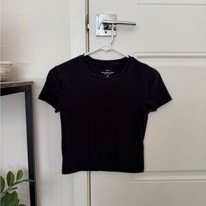 Abercrombie Essential Baby Tee Black